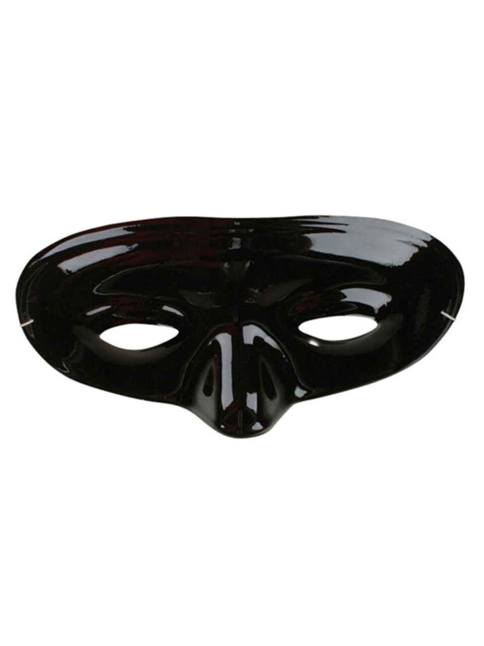 Set of 24 Adult or Child's Costume Accessory Black Plastic Lone Ranger Eye Mask